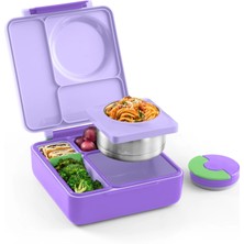 Omiebox - Isı Yalıtımlı Lila Moru Bento Yemek Kutusu