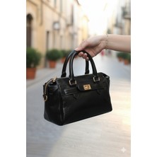 Linas Collection Kadın Rugan El ve Çapraz Çanta 25*16 cm