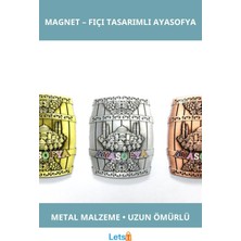 Letsii Estetik Yöresel Ayasofya Fıçı Tasarımlı Magnet