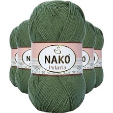 Venüs Shopping 5 Adet Pırlanta Amigurumi El Örgü Ipi Yünü Haki Yeşil 11253