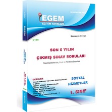 Egem Eğitim Yayınları Aöf 1. Sınıf Sosyal Hizmetler Bahar Dönemi Çıkmış Sınav Soruları ( 2012-2018 )