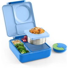 Omiebox - Isı Yalıtımlı Deniz Mavisi Bento Yemek Kutusu