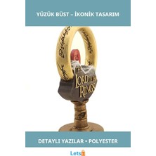 Letsii Detaylı Polyester Lord Of The Rings Yüzük Büst Dekoratif Aksesuar