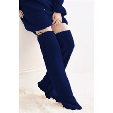 Mulberry Wellsoft Peluş Diz Üstü Ev Çorabı Uzun Çorap