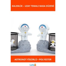 Letsii Astronot Temalı Dayanıklı Polyester Kalemlik