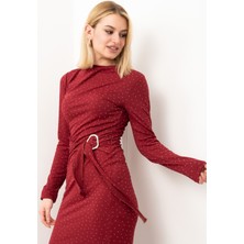MissVina Lumière Elegance Mini Taş Elbise 50342