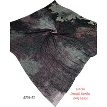 5724 110CM Desenli Bambu Kraş Eşarp