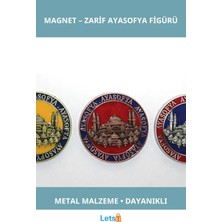 Letsii Yöresel Ayasofya Magnet Metal 1 Adet Dekoratif Hediye
