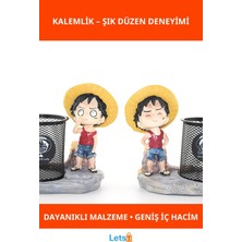 Letsii Luffy Anime Karakter Temalı Dayanıklı Kalemlik