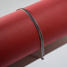 Silvalli 3n Çavuş Tilki Kuyruğu Gümüş Bileklik