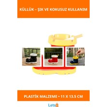 Letsii Eğlenceli Bot Tasarımlı Kokusuz Küllük 11X13.5 cm