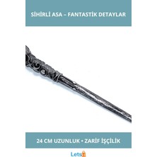 Letsii Polyester Sihirli Asa 24 cm Mistik Tasarım Aksesuar
