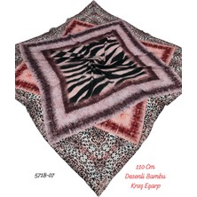 5718 110CM Desenli Bambu Kraş Eşarp