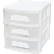 MiraLive Tonton - No:1 Çekmece 3 Katlı 18.5X27X22.2CM (K95)