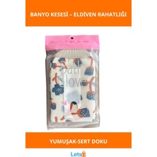 Letsii Yumuşak Dokulu Eldiven Banyo Kesesi