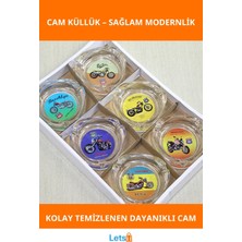 Letsii Şık Dayanıklı Cam Küllük 36 Modern Tasarım