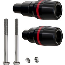 Dmk Motosiklet Aksesuar Dmk - Kawasaki Z 650 Uyumlu Grenaj Koruma Takozu-Kırmızı