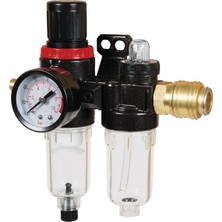 Einhell Kompresörlere Uyumlu Hava Filtresi – Regülatör – Yağlayıcı Ünitesi (R 1/4") | Air Filter Regulator Lubricator