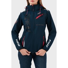 Norway Geographical Su Geçirmez 5000 mm Softshell Çıkarılabilir Kapüşonlu Mont Bayan Mont Reıne