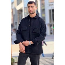 Rocqerx R-6006 Çift Cep Kapaklı Kot Gömlek