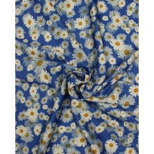 Sardo Kumaş Çiçek Desenli Dijital Baskılı Scuba Kumaş / En 1,50 cm - Elbise , Perde ve Kırlent