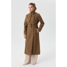 Doque Kışlık Kaşe Kadın Kaban Spor Genç Model 57030