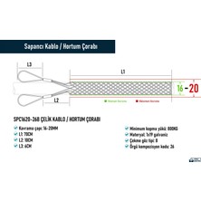 SPC1620-26B Çelik Kablo / Hortum Çorabı