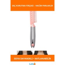 Letsii Hacim ve Parlaklık Veren Saç Kurutma Fırçası Apıeu Easy Hair Dry
