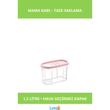 Letsii Hava Geçirmez Dayanıklı 1.2 Litre Mama Kabı