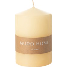 Mudo Home SÜTUN MUM KREM 7X10CM