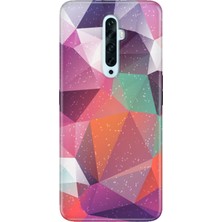 Nurdic Oppo Reno 2z Uyumlu Kılıf Silikon Desenli Resimli Kapak Abstract