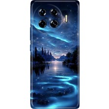 Nurdic Tecno Spark 20 Pro Plus+ Kılıf Retro Trendy Silikon Baskılı Gece Yarısı