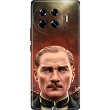 Nurdic Tecno Spark 20 Pro Plus+ Kılıf Tema Art Desenli Baskılı Silikon Asil Atatürk