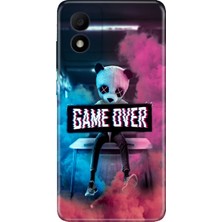 Nurdic Tcl 303 Kılıf Silikon Desenli Resimli Uv Kapak Game Over