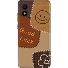 Nurdic Tcl 303 Uyumlu Kılıf Resimli Desenli Silikon Good Luck