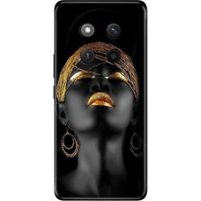 Nurdic Honor X60 Pro - X9C 5g Kılıf Renkli Silikon Baskılı Tpu Afrikalı Kız