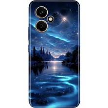 Nurdic Honor 400 Kılıf Honor 400 5g Retro Trendy Silikon Baskılı Gece Yarısı