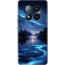 Nurdic Xiaomi Redmi Note 14 Pro Plus Kılıf Desenli Cover Silikon Gece Yarısı
