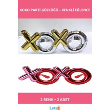 Letsii Renkli Parti Gözlüğü 2 Renk 2 Adet