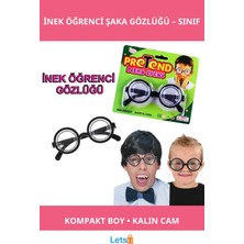 Letsii Eğlenceli Inek Öğrenci Şaka Gözlüğü