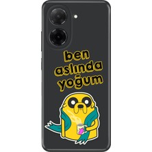 Nurdic Xiaomi Redmi A5 6.88" Kılıf Trendy Silikon Baskılı Ben Aslında Yoğum
