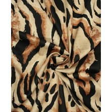 Sardo Kumaş Hayvan Desenli Dijital Baskılı Scuba Kumaş / En 1,50 cm - Elbise , Perde ve Kırlent