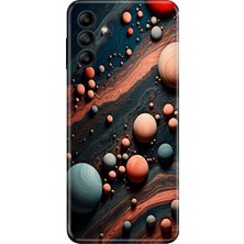 Nurdic Samsung Galaxy S24 Fe Kılıf Baskılı S24 Fe Silikon Gezegen