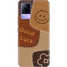 Nurdic Vivo V21 Uyumlu Kılıf Resimli Desenli Silikon Good Luck