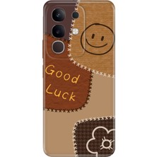 Nurdic Vivo Y29 (V2434) Kılıf Retro Art Desenli Esnek Silikon Good Luck