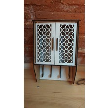 Ahşap Kapaklı Anahtar Dolabı