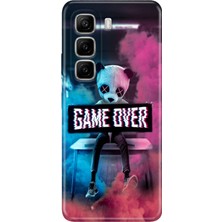 Nurdic Infinix Hot 50 Pro 4g Kılıf 6.78 Inc Kamera Koruma Silikon Baskılı Game Over