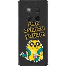 Nurdic Honor Magic 7 Lite - X9C 5g Kılıf Tema Trendy Silikon Baskılı Ben Aslında Yoğum