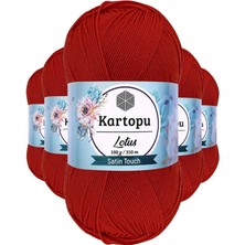 Venüs Shopping 5 Adet Lotus Bikini Büstiyer Bluz Örgü Ipi  K101 Nar Çiçeği