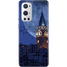 Nurdic Realme 9 Pro Uyumlu Kılıf Resimli Desenli Silikon Galata Moon